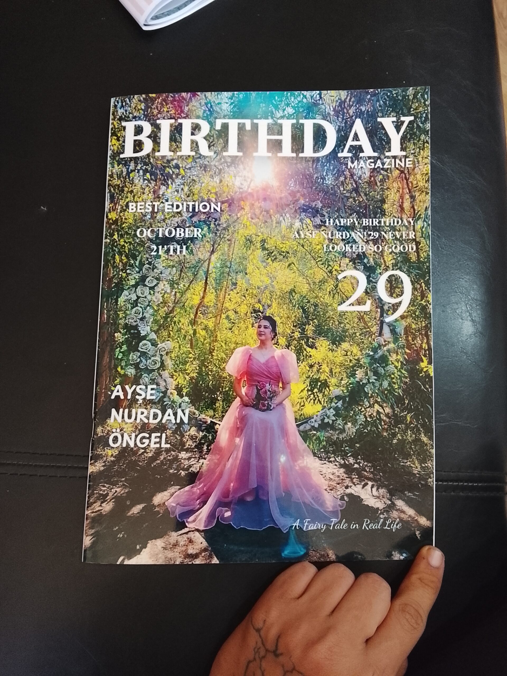 Adana Kişiye Özel Dergi Doğum Günü Defteri